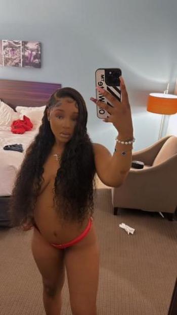 Red, 22  female escort, Merced